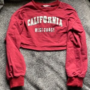 Red long sleeve shein shirt